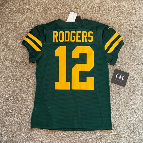 Aaron Rodgers Nike Elite NFL Jersey Men’s Size 40 Green Bay Packers - Picture 2 of 7